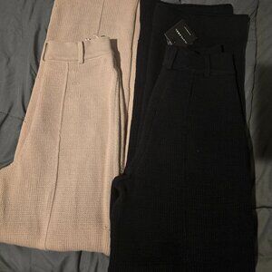 Jluxlabel Back in Business Knit Trousers (Bundle/Sz S)